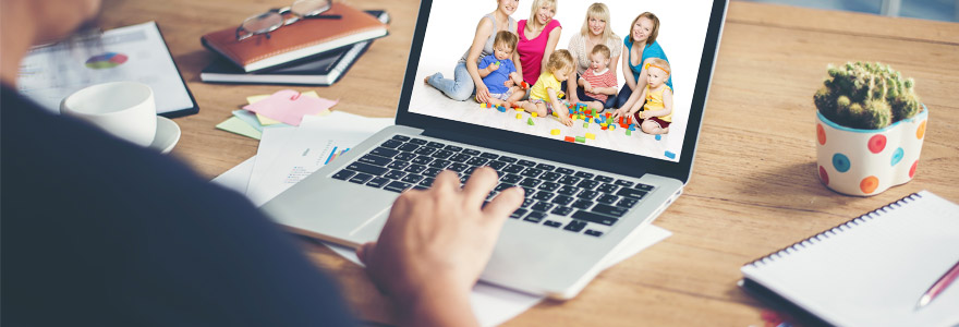 baby-sitter en ligne